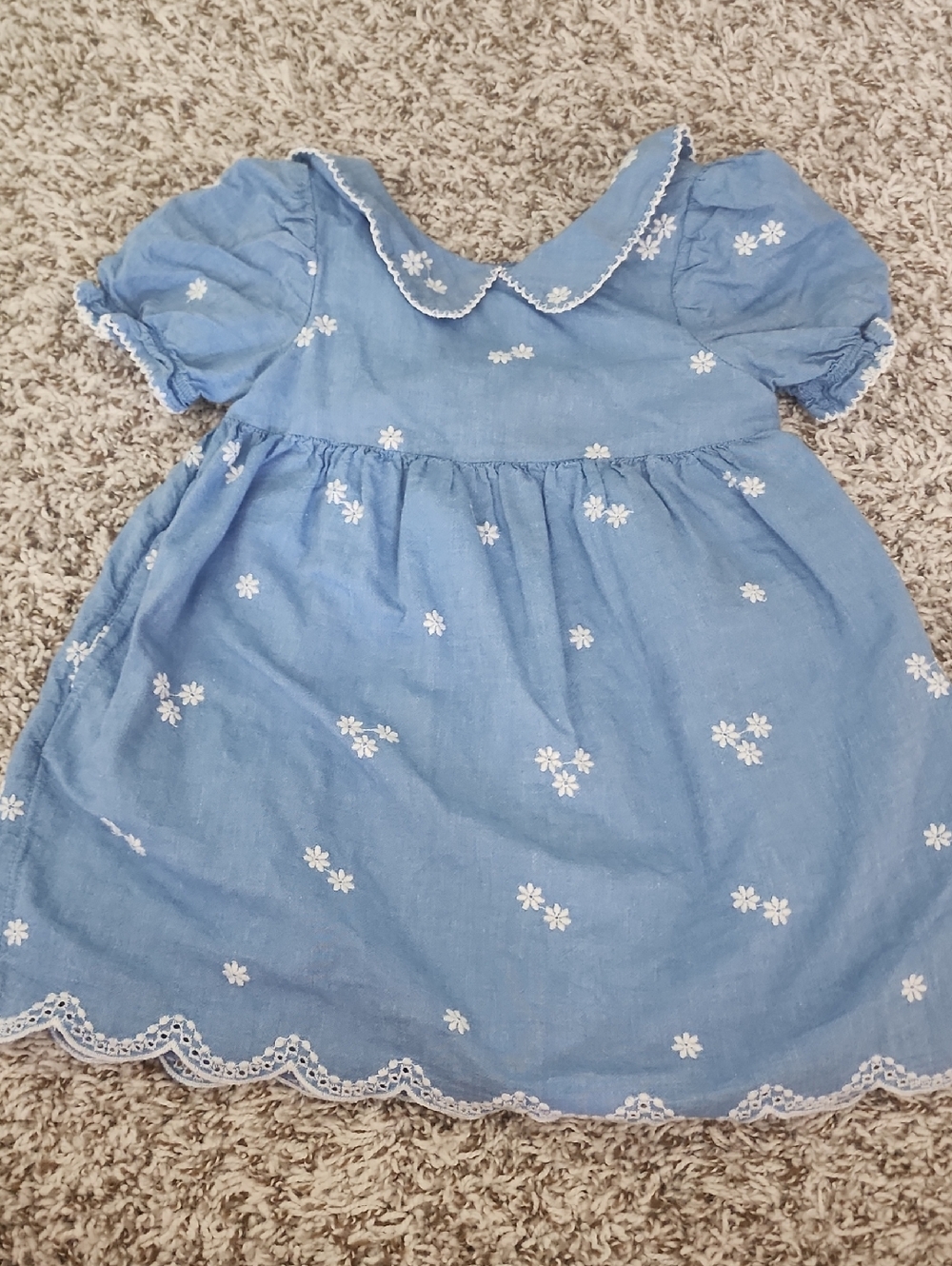 Cat And Jack Floral Dress, Size 3T, Preowned But VGUC